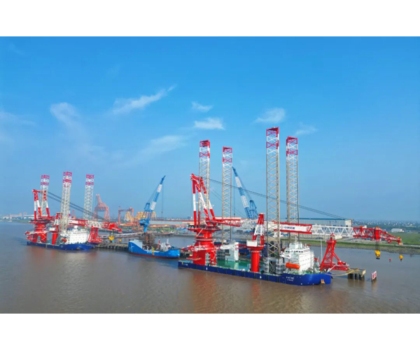 2500 tons self-propelled jack-up wind power installation pla