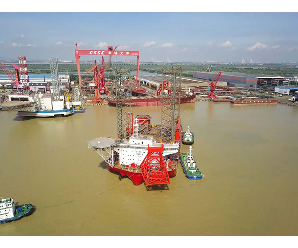 2000-ton offshore wind power installation platform ship