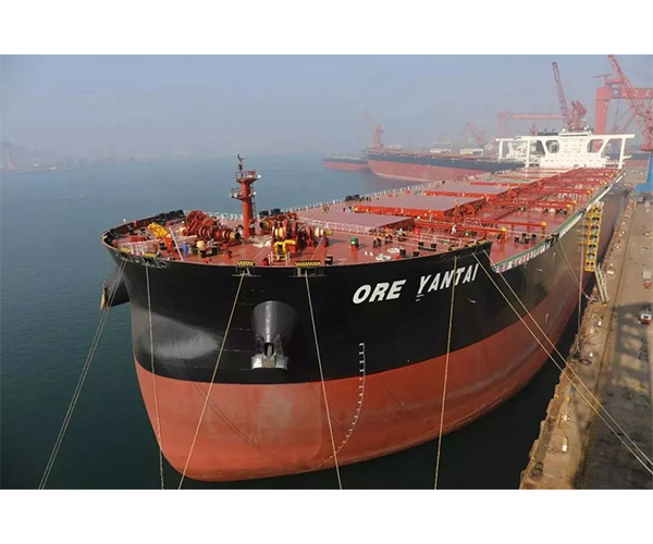 325,000 tons of ore sand ship