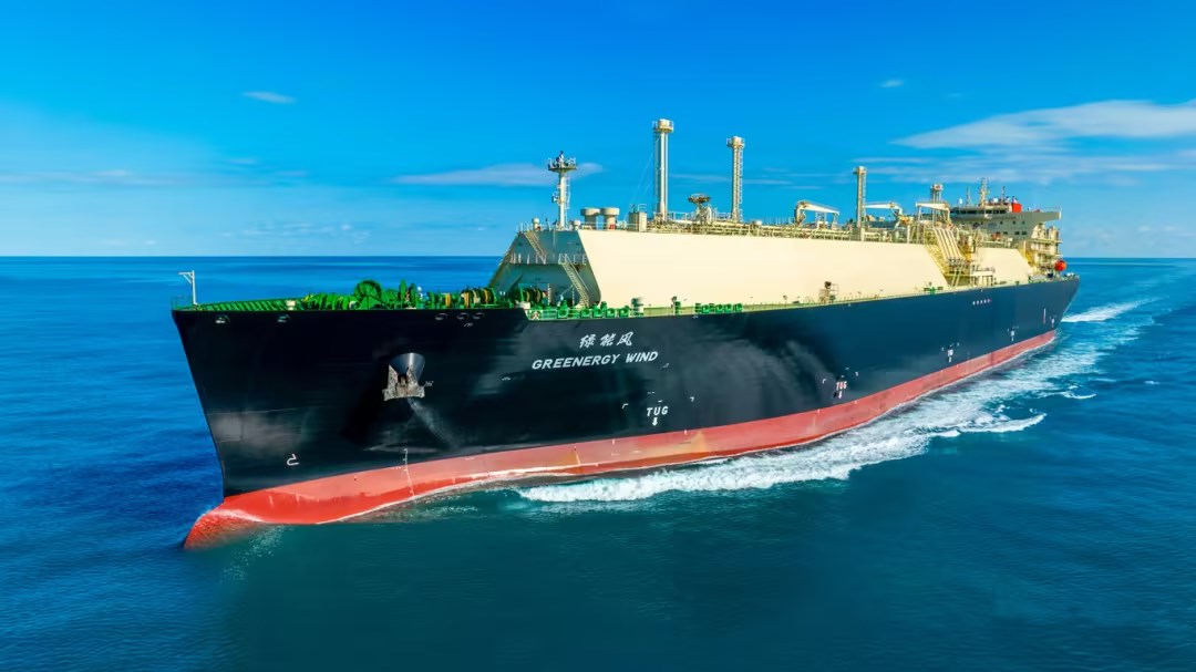 The 174,000 cubic meter LNG carrier ＂Greenwind＂